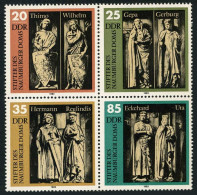 Germany-GDR 2355-2358a, MNH. Michel 2808-2811. Naumberg Cathedral Statues, 1983. - Unused Stamps