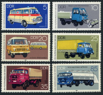 Germany-GDR 2301-2306, MNH. Michel 2744-2749. Auto-industry, 1982. - Unused Stamps