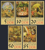Germany-GDR 2767-2771,2769a,MNH.Mi 3269-3273. Thomas Muntzer,Religious Reformer. - Unused Stamps