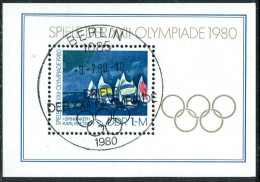 Germany-GDR 2121, CTO. Michel 2531 Bl.60. Olympics Moscow-1980.Spinnaker Yachts. - Unused Stamps