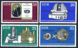 Germany-GDR 1661-1664, MNH. Mi 2083-2085. Academy Of Sciences, 275th Ann. 1975. - Unused Stamps