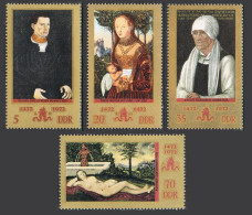 Germany-GDR 1384-1387, MNH. Mi 1769-1772. Lucas Cranach,1472-1553, Painter. 1972 - Ongebruikt