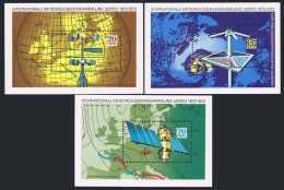 Germany-GDR 1362-1364,MNH.Mi 1745-1747. Meteorologists Centenary Meeting, 1972. - Nuevos