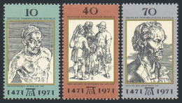 Germany-GDR 1298-1300, MNH. Michel 1672-1674. Art Works By Albrecht Durer, 1971. - Unused Stamps