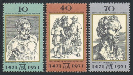 Germany-GDR 1298-1300, MNH. Michel 1672-1674. Art Works By Albrecht Durer, 1971. - Ongebruikt