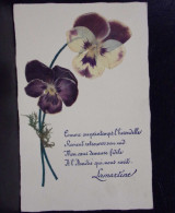 1330 THEME . LOT DE TROIS  CARTES .  FLEURS  . A VOIR - Flores