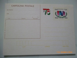 Cartolina Postale "XXV ANNIVERSARIO POSTALE NAZIONI UNITE 1976" - 1971-80: Storia Postale