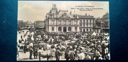 26 , Valence ,place Du Champ De Mars , Le Marché Aux Bœufs  En 1911.......vue Peu Courante - Valence