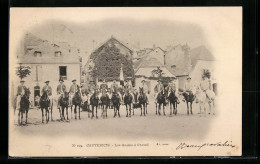 CPA Cauterets, Les Guides à Cheval  - Cauterets