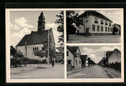 AK Neuburgweier, Kirche, Auerstrasse, Schulhaus  - Other & Unclassified