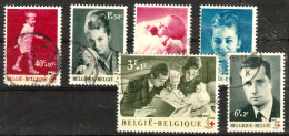 BELGIQUE Belgie Belgien 1963 Red Cross Set # 1322-1326 " Winterhulp Aide Hiver Winterhilfe " 6 Stamps O Vfu - Usados