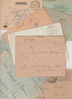 50 German Feldpost Covers From World War 2 From/to Fronts. Many Has Letters. Postal Weight 0,340 Kg. Please Read Sales C - Militares