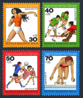 Germany-Berlin 9NB124-B127 Blocks/4,MNH. Mi 517-520. Training For Olympics,1976. - Ungebraucht