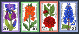 Germany-Berlin 9NB128-B131, MNH. Michel 524-527. Flowers 1976. Iris, Wallflower, - Ongebruikt