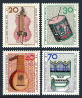 Germany-Berlin 9NB101-B104, MNH. Michel 459-462. Musical Instruments, 1973. - Unused Stamps