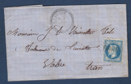 Var -  GC 4809 Et Cachet 22  LA  CADIERE - 1849-1876: Période Classique