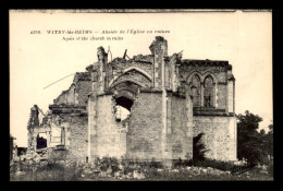 51 - WITRY-LES-REIMS - ABSIDE DE L'EGLISE EN RUINES - Sonstige & Ohne Zuordnung