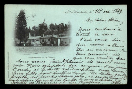 51 - SAINTE-MENEHOULD - LE CHATEAU - CARTE PIONNIERE VOYAGE EN 1899 - Sainte-Menehould