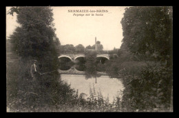 51 - SERMAIZE-LES-BAINS - PAYSAGE SUR LA SAULX - PECHE A LA LIGNE - Sermaize-les-Bains