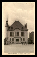 51 - SERMAIZE-LES-BAINS - LA PLACE ET L'HOTEL DE VILLE  - Sermaize-les-Bains