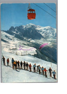 MONT BLANC 74 - Pendant Les Classes De Neige La Leçon De Ski Télécabine Rouge - Chamonix-Mont-Blanc