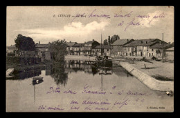 55 - STENAY - LE PORT - PENICHE - EDITEUR SUZAINE - Stenay