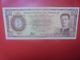 PARAGUAY 50 GUARANIES 1952 Circuler (B.33) - Paraguay