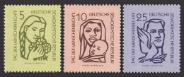 Germany-GDR 314-316, MNH. Michel 548-550. Human Rights Day, 1956. Dove. - Ungebraucht