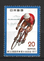 JAPON. N°1240 De 1977. Cyclisme. - Ciclismo