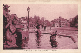 FRANCE - Troyes - Boulevard Gambette - Le Cirque - Carte Postale Ancienne - Troyes