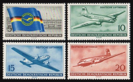 Germany-GDR 280-283, Hinged. Mi 512-515. Passenger Service Of German Lufthansa. - Unused Stamps