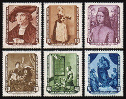 Germany-GDR 272-277, Hinged. Michel 504-509. Paintings In Dresden Gallery, 1955. - Unused Stamps