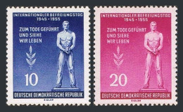 Germany-GDR 236-237, MNH. Mi 457-458. Monument To The Victims Of Fascism, 1955. - Nuovi