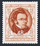 Germany-GDR 186, MNH. Michel 404. Franz Schubert, Composer, 1953. - Nuevos