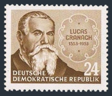 Germany-GDR 176, Hinged. Michel 384. Lucas Cranach, 1472-1553, Painter, 1953. - Nuevos