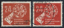Germany-GDR 70, Used. Mi 275. Election, 1950. Symbols Of A Democratic Vote,Dove. - Neufs