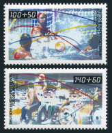 Germany-Berlin 9NB277-B278,MNH.Mi 864-865. Sport Championships 1990.Water Polo, - Unused Stamps