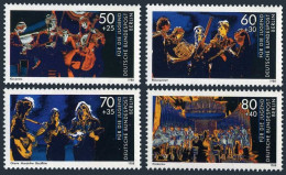 Germany-Berlin 9NB257-B260,MNH.Mi 807-810. Music 1988.Piano,Wind Guinter,Guitar, - Unused Stamps