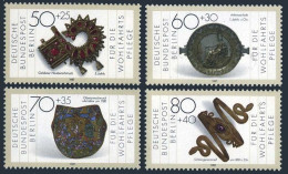 Germany-Berlin 9NB249-B252,MNH.Mi 789-792. Gold & Silver Artifacts,1987. - Nuovi