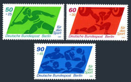 Germany-Berlin 9NB168-B170,MNH. Mi 631-623. Sports 1980. Javelin,Weight Lifting, - Unused Stamps