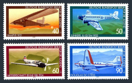 Germany-Berlin 9NB153-B156, MNH. Mi 592-595. Aviation 1979. Vampyr, Junkers JU52 - Unused Stamps