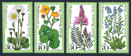 Germany-Berlin 9NB137-B140, MNH. Michel 556-559. Meadow Flowers, 1977. - Unused Stamps