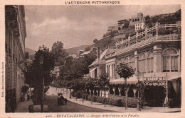 CPA - ROYAT - Avenue Abbé-Védrine Et Le Paradis - Edition Galeries De Jaude - Royat