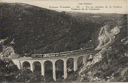 X123091 PYRENEES ORIENTALES CERDANYA TRAVIRA ELECTRICO DE LA CERDANA VIADUCTO DE LA CABANASSE TRAIN JAUNE - Autres & Non Classés