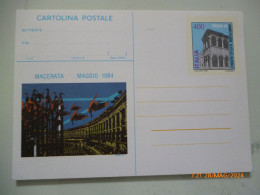 Cartolina Postale "MACERATA 1984" - 1981-90: Storia Postale