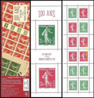 France N° 5635 à 5638 ** Ou Carnet, Composition Complète N° 1530 Semeuse Camée, 100 Ans Du Coin Daté - Unused Stamps