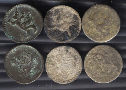 Standing Garuda Pe Coins, Coins Ca 1880 - Cambodia