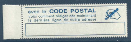 Vignette Pour La Communication Du Code Postal - Postleitzahl