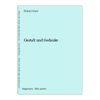 Gestalt Und Gedanke - Autres & Non Classés