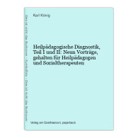 Heilpädagogische Diagnostik, Teil I Und II: Neun Vorträge, Gehalten Für Heilpädagogen Und Sozialtherapeute - Sonstige & Ohne Zuordnung